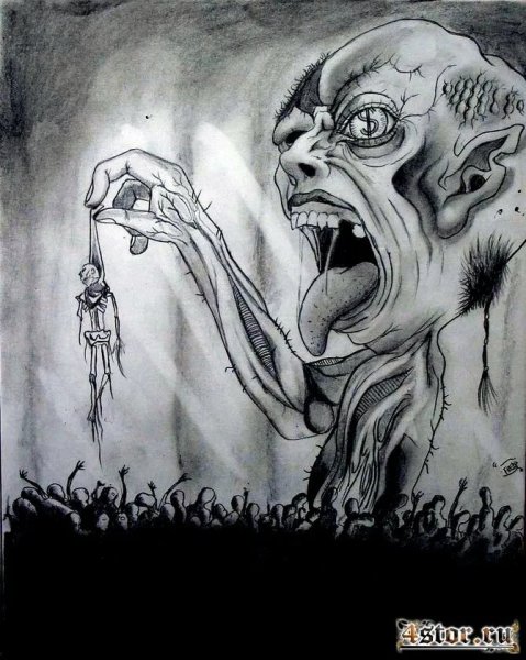 Страшные рисунки карандашом для срисовки