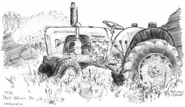 Набросок трактора