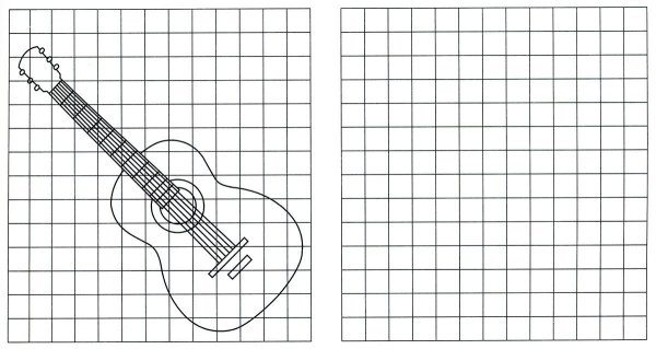 Рисунки в клеточку в тетради