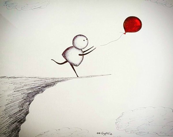 Рисунки карандашом грустные