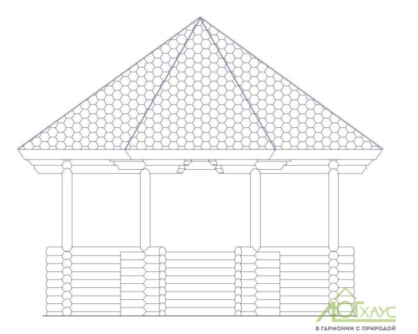 Беседка изо