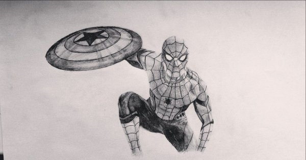 Дэдпул для срисовки