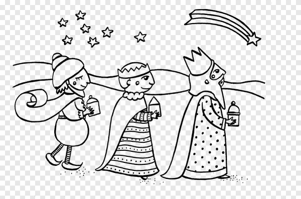 Раскраски колядки для детей