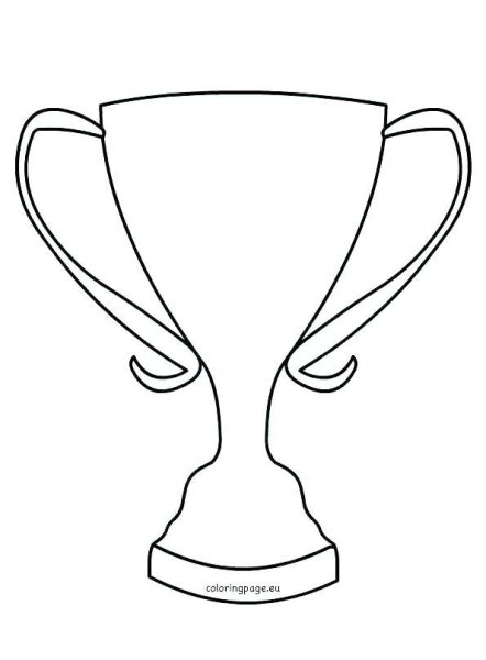 Кубок раскраска