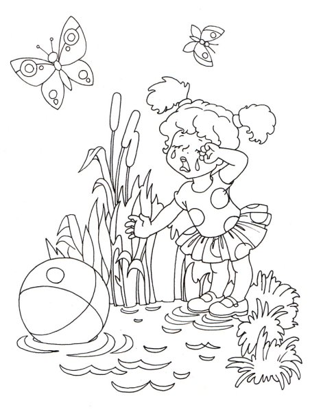 Раскраски по книгам Агнии Барто