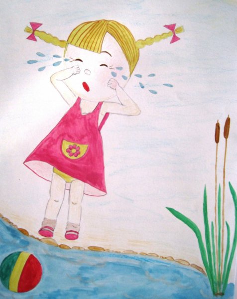 Наша Таня громко плачет рисунок