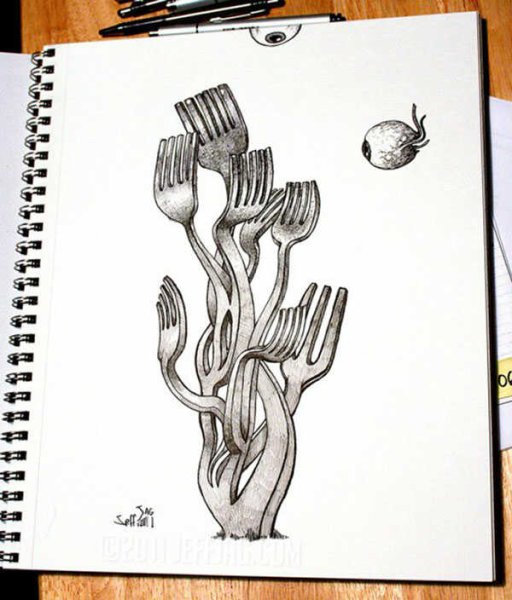 Рисунки для скетчбука лёгкие