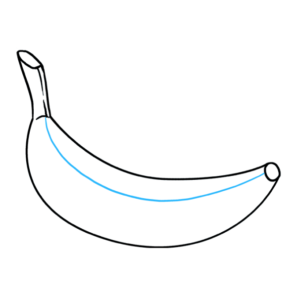 Банан карандашом