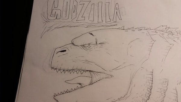 Годзилла 2019 drawing