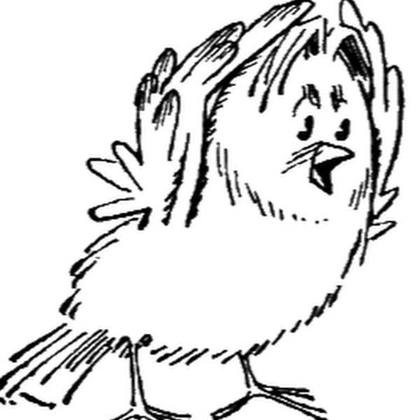 Иллюстрация к растрепанному воробью