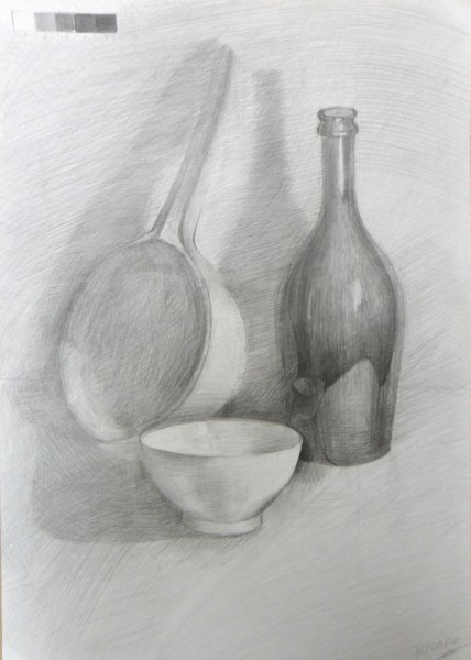 Натюрморт карандашом