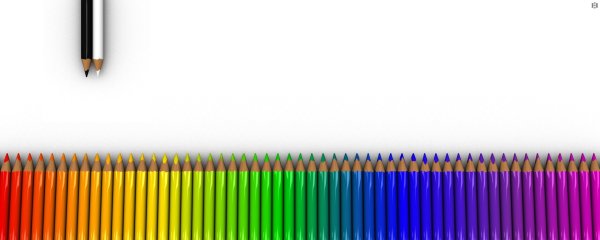 Использование карандашей в рисовании цветов