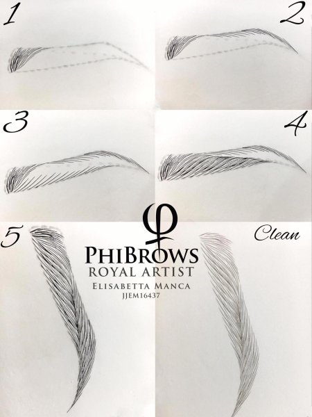 Рисование бровей