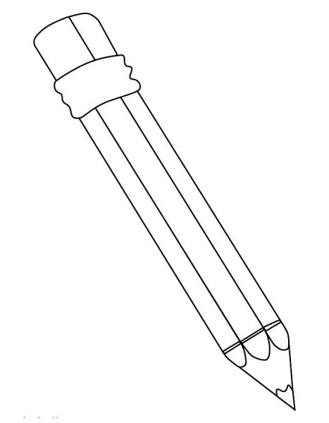 Раскраска с карандашами