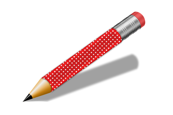 Карандаш на белом фоне