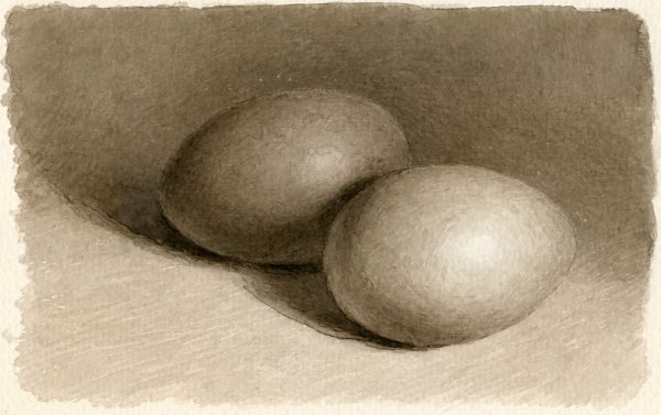 Яйца Андрияка гризайль