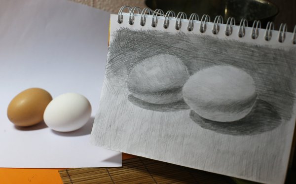 Яйцо зарисовка
