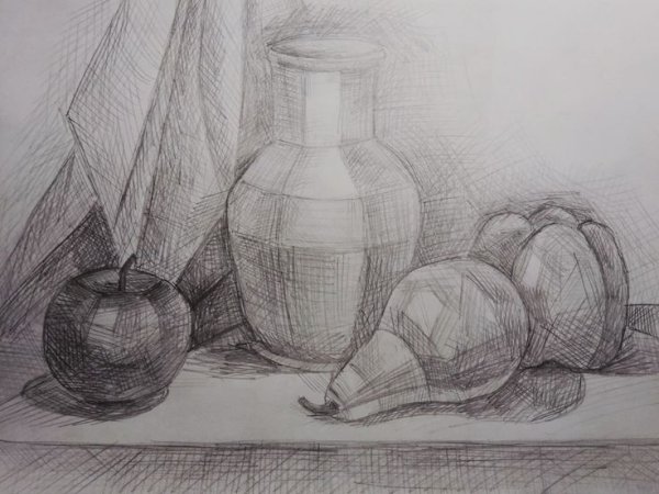 Юрий Кушевский натюрморт Графика