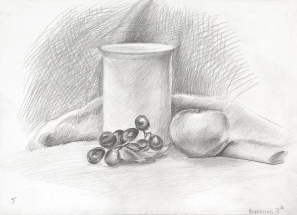 Натюрморты карандашом Юрий Кушевский