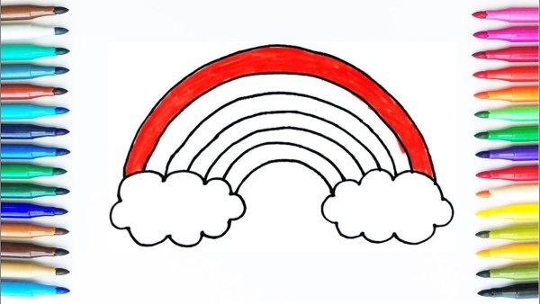 Радуга простым карандашом