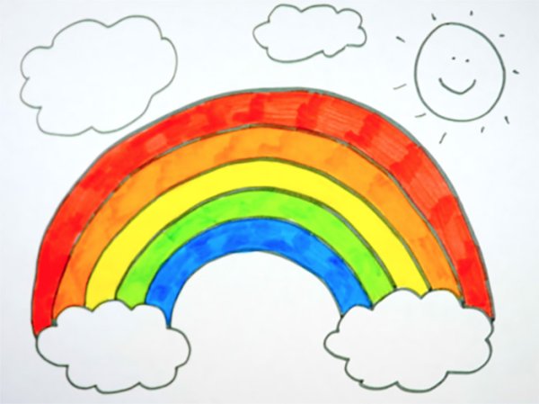 Indie Kid раскраска Радуга