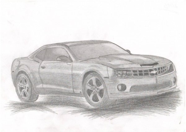 Рисунки для срисовки машины