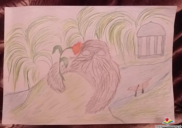 Раскраски из сказки Аленький цветочек