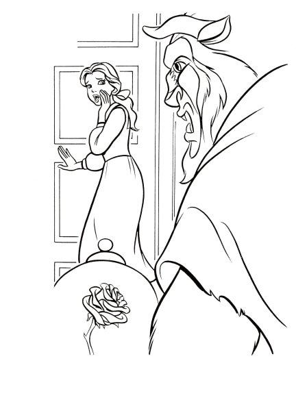 Иллюстрация к сказке Аленький цветочек 4 класс