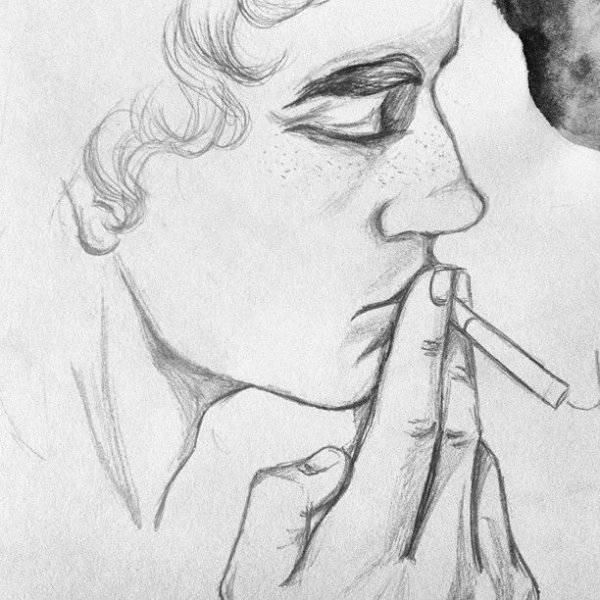 Скетчи курящих людей
