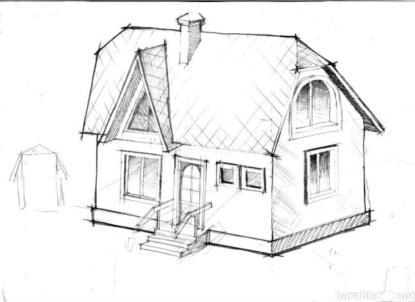 Экстерьер карандашом