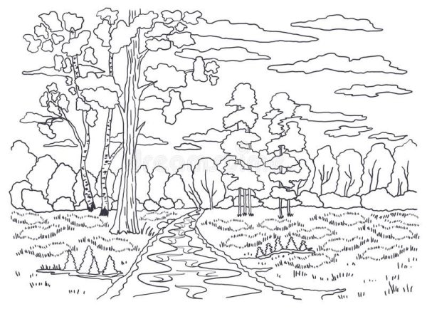 Раскраска. Осень