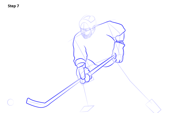 Хоккей раскраска для детей