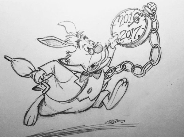 Алиса в стране чудес рисунок карандашом