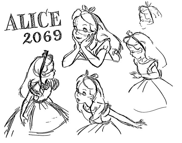 Алиса в стране чудес рисунокдисне