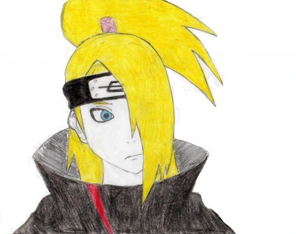 Рисунки Наруто Дейдара