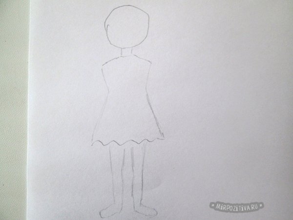 Разукрашка Барби в полный рост