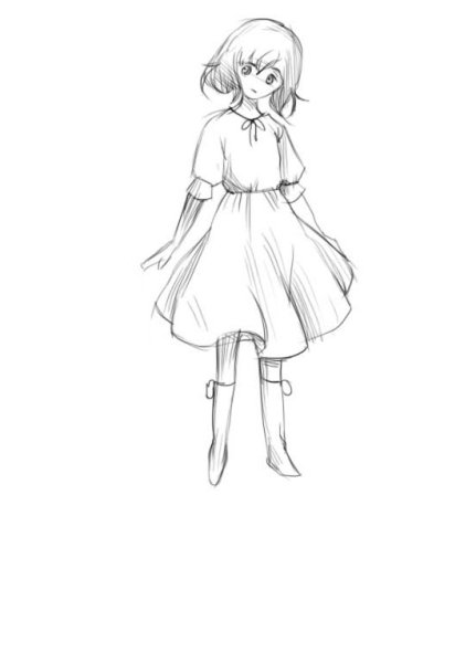 Человек раскраска в полный рост