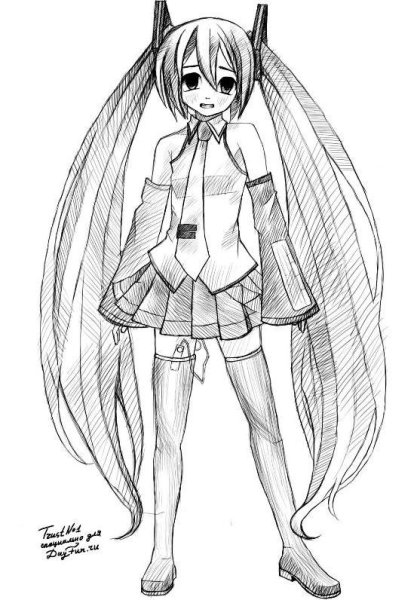 Девушки для срисовки в полный рост