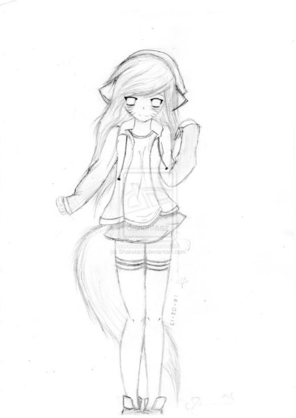 Рисуем женщину в полный рост