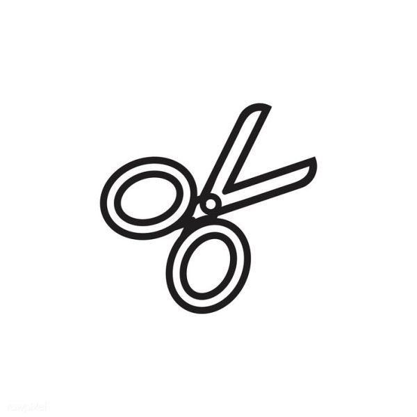 Ножницы раскраска