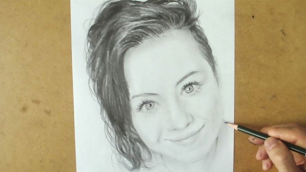 Хэллоуин карандашом