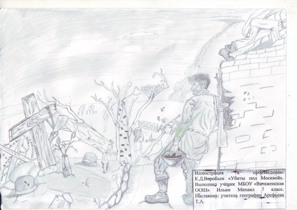 Детский рисунок про войну