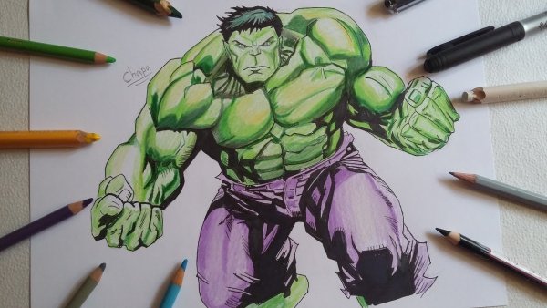 Рисунок Халка