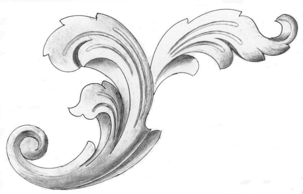 Акантовый лист Барокко