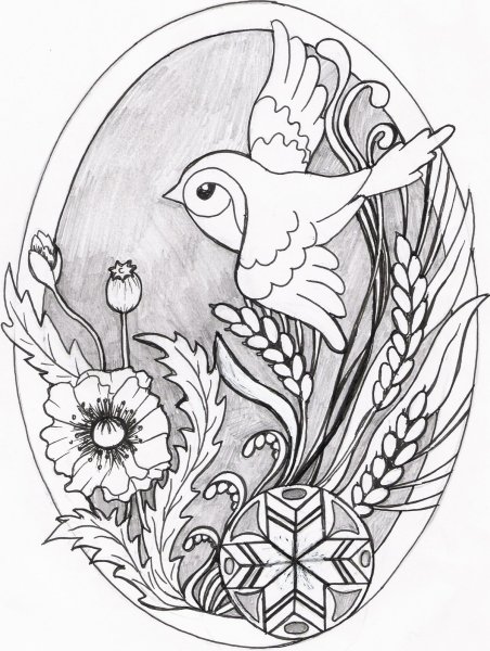 Наброски для резьбы по дереву