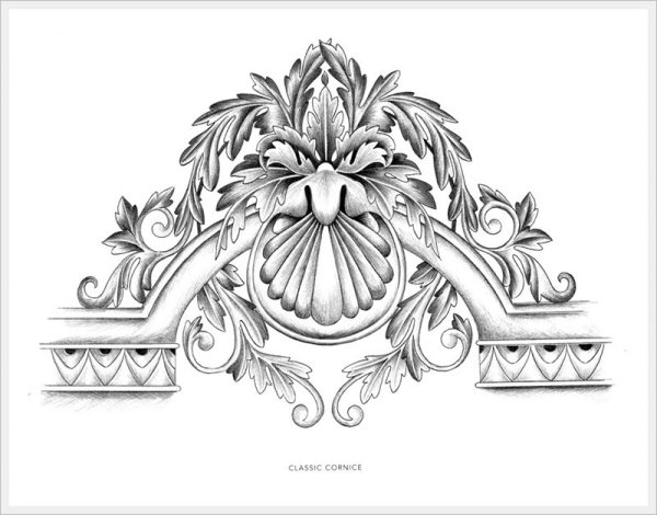 Орнаменты Барокко .рококо для резьбы по дереву