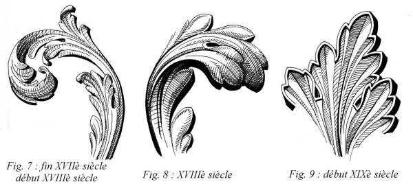 Листья аканта в орнаментах