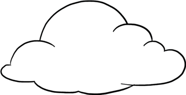 Облака карандашом