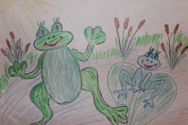 Рисование лягушка путешественница в подготовительной группе