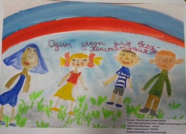 Конституция глазами детей рисунки